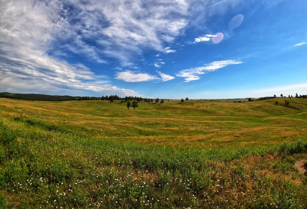 A wide open prairie